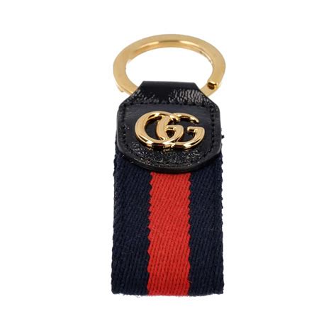 gucci web keychain